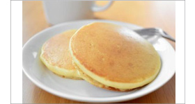 ホットケーキセット　580円